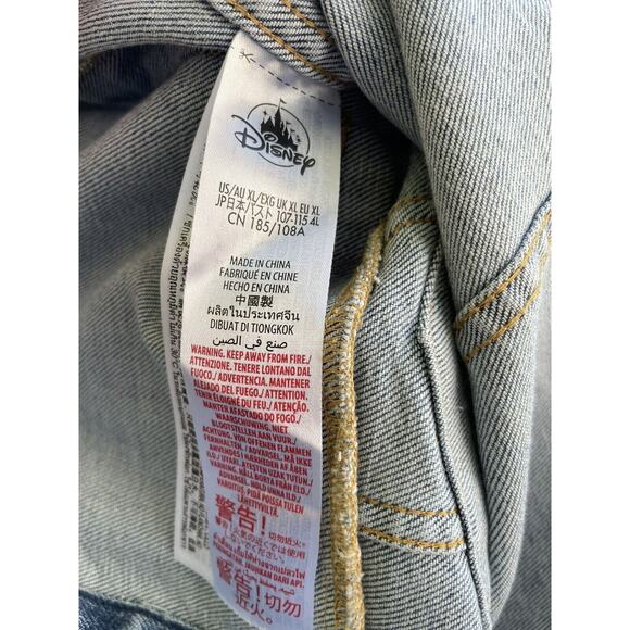 Disney Parks Princess Rapunzel Jacket Women’s Size XL Blue Denim Tangled Movie - Picture 7 of 7